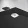 Berlin Quadrant Matt Black Slate Effect SMC Composite Shower Tray 800x800mm