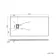 Berlin Rectangular Matt Black Slate Effect SMC Composite Shower Tray 1800x900mm