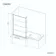 Zurich Easy Clean Matt Black Grid L Shaped Bath Screen - 800mm