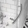 P Shaped 1600 Shower Bath with Front Panel & 6mm Easy Clean Screen with Rail - Right Handed