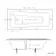 Dover 1500x750 Keyhole Single Ended Bath