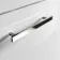 Avon Gloss White Wall Hung Drawer Vanity with Curved Counter Top Basin 600mm