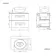 Elba Charcoal Elm Wall Hung Drawer Vanity with Marble Top & Oval Counter Top Basin 600mm - Black Accents