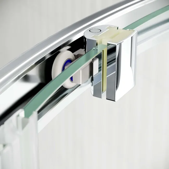 Hamburg Easy Clean 8mm Quadrant Shower Enclosure 800x800mm - Easy Fix Feature
