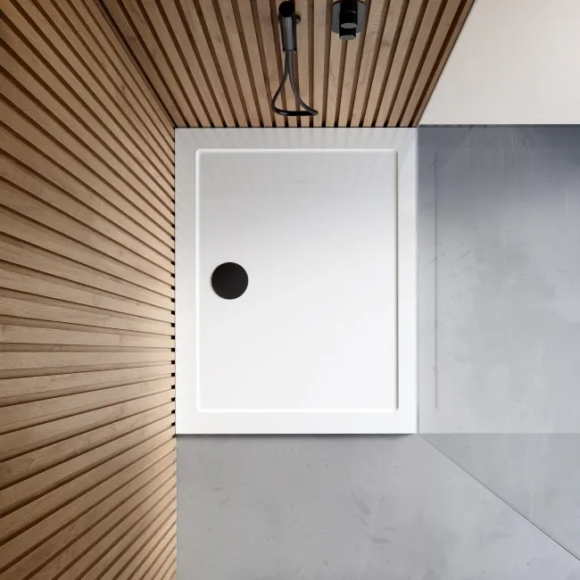 Cairo Rectangular SMC Composite Shower Tray 1100x800mm