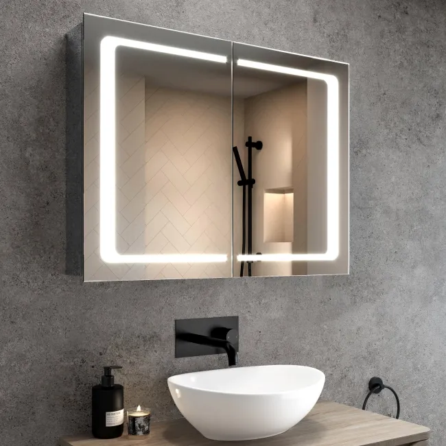 Arabella Illuminated LED Mirror Cabinet 600x800mm