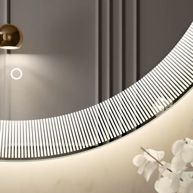 Blake Round Illuminated LED Mirror 500mm
