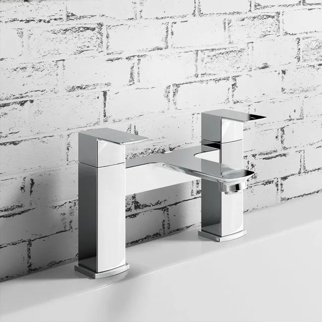 Mersey Chrome Basin & Bath Mixer Tap Set