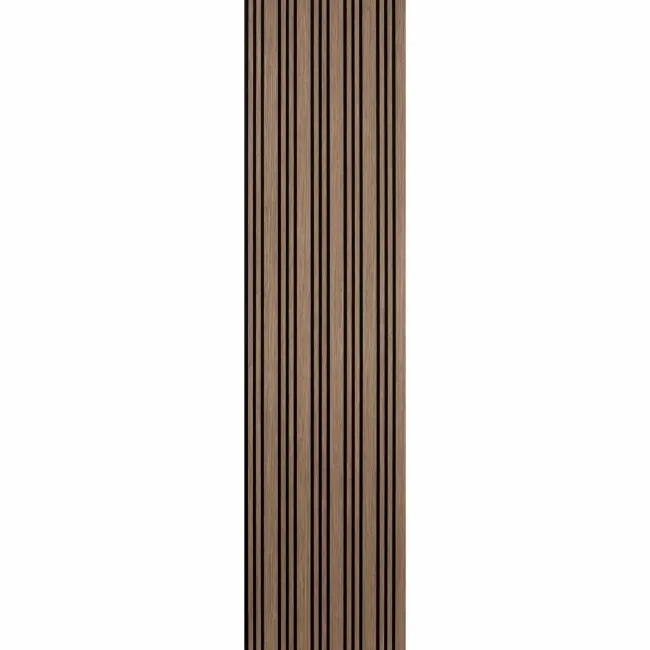 Trepanel Design® Smoked Oak Multi-Width Acoustic Wood Wall Panels