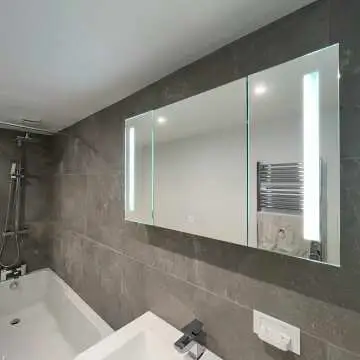 Emielia Illuminated LED Mirror Cabinet 600x1000mm