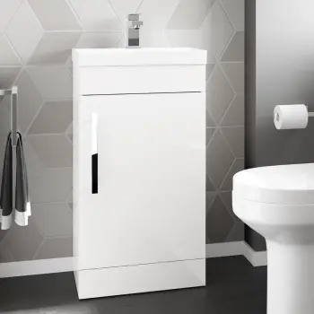 Avon Gloss White Basin Vanity 450mm
