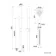 Chrome Round Shower and Adjustable Sliding Riser Set