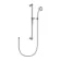 Chrome Traditional Shower and Sliding Riser Set