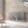 Faro Chrome Single Flat Panel Horizontal Radiator 600x1190mm