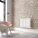 Faro White Single Flat Panel Horizontal Radiator 600x770mm