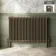 Athens Antique Gold Triple Column Horizontal Traditional Radiator 750x1190mm