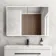 Aurora Matt Black Illuminated LED Mirror Cabinet 700x1000mm