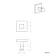 Isla chrome Square Robe Hook