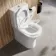 Brooklyn Rimless Comfort Height Close Coupled Toilet With Premium Soft Close Slim Seat