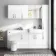 Harper Gloss White Combination Vanity Basin and Aruba Toilet 1500mm