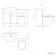 Quartz Stone Grey Combination Vanity Basin and Seattle Toilet 1150mm