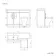 Avon Gloss White Combination Vanity Basin and Atlanta Toilet 1100mm - Left Handed