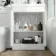 Trent Gloss White Combination Vanity Basin and Aruba Toilet 1100mm