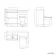 Trent Gloss White Combination Basin Drawer and Aruba Toilet 1100mm