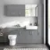 Harper Stone Grey Combination Vanity Basin with Marble Top & Miami Toilet 1500mm