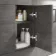 Harper Charcoal Elm Combination Vanity Basin with Marble Top 1500mm - Black Accents