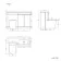 Trent Gloss White Combination Vanity Basin and Boston Toilet 1100mm - Right Handed