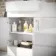 Harper Gloss White Combination Vanity Basin and Boston Toilet 1200mm