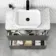 Corsica Tungsten Grey Vanity Drawer with Marble Top & Marin Basin 800mm