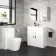 Avon Gloss White Basin Vanity 800mm