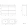 Trent Gloss White Double Vanity Drawer with Marble Top & Curved Counter Top Basin 1200mm