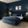 Trepanel® Texture Denim Blue Herringbone Acoustic Wood & Felt Slat Panels