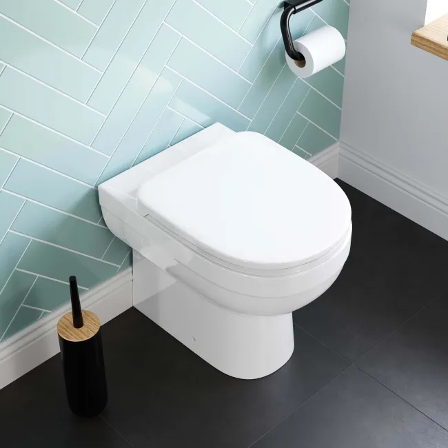Seattle Soft Close Toilet Seat for Back To Wall Toilet