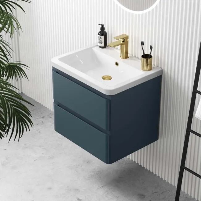 Brushed Brass Basin Overflow Ring