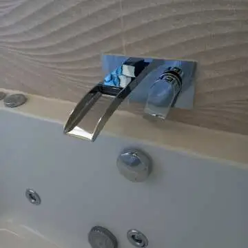 Eden Chrome Waterfall Wall Mounted Bath Filler