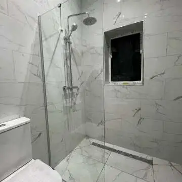 Copenhagen Easy Clean 8mm Wet Room Shower Glass Panel 800mm