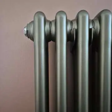 Athens Antique Gold Double Column Horizontal Traditional Radiator 600x785mm