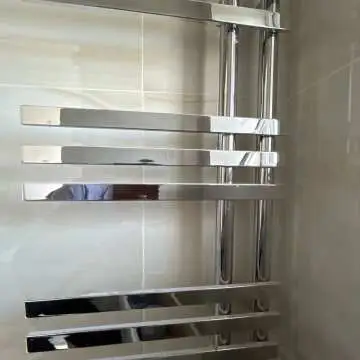 Madrid Chrome Designer Heated Towel Rail 800x450mm