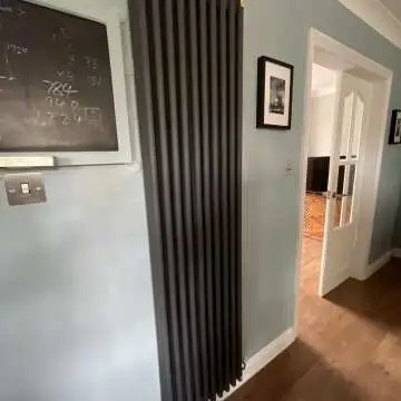 Athens Anthracite Triple Column Vertical Traditional Radiator 1800x470mm