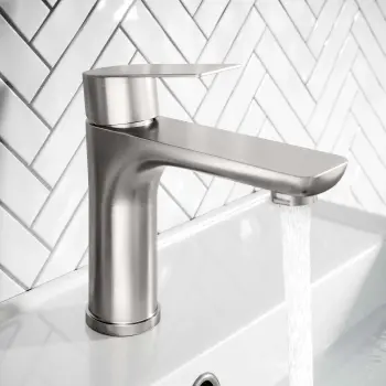 Glen Brushed Stainless Steel Basin Mixer Tap