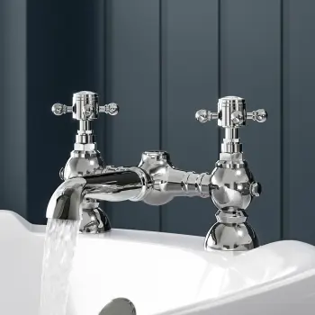 Tweed Traditional Chrome Bath Filler