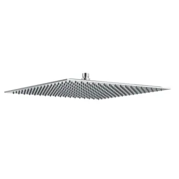 400mm Chrome Square Stainless Steel Slim Shower Head