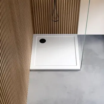 Cairo Square SMC Composite Shower Tray 900x900mm