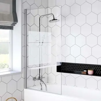Venice 4mm Bath Screen - 800mm