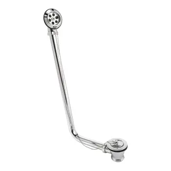 Chrome Traditional Bath Waste with Chain