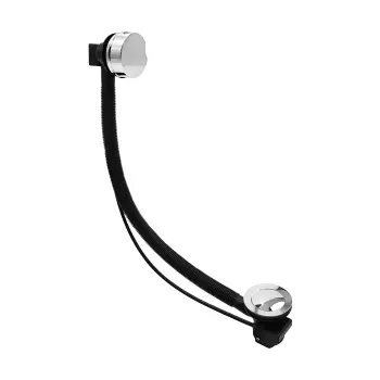 Cable Operated Chrome Pop Up Bath Waste